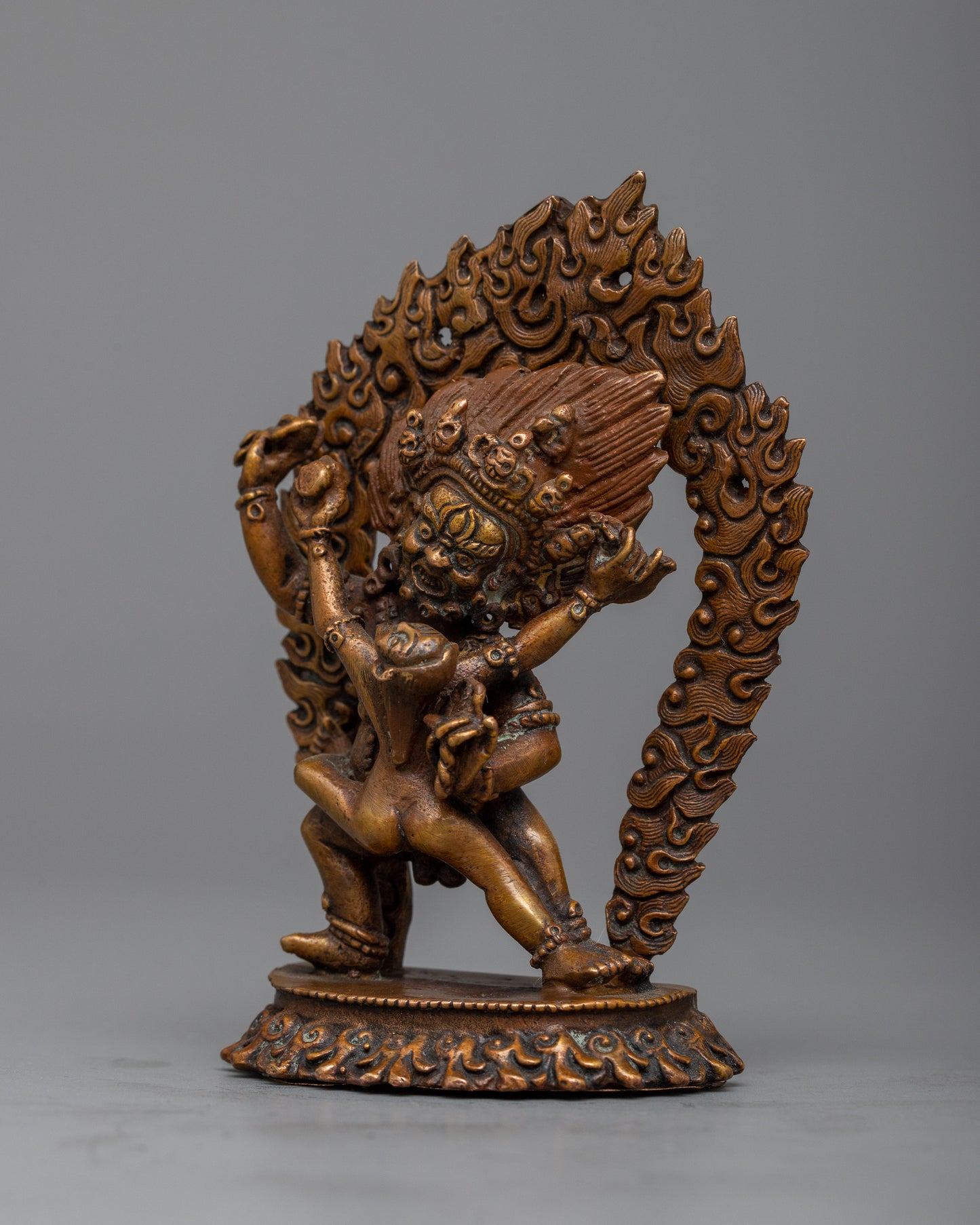 Buddhism Black Dzambhala Statue | Ideal for Spiritual Altars and Home Décor