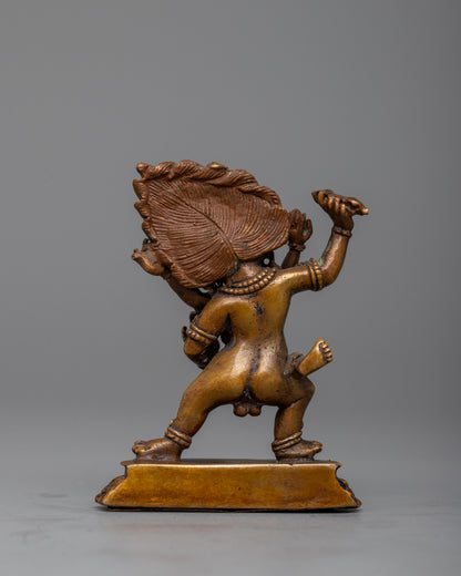 Buddhism Black Dzambhala Statue | Ideal for Spiritual Altars and Home Décor