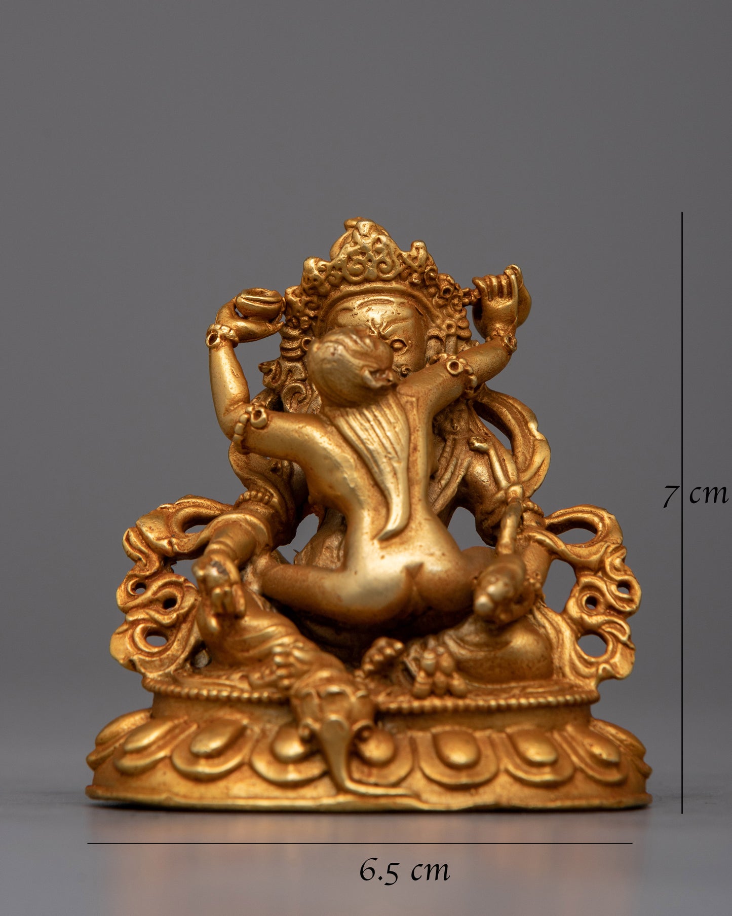 Holy Symbol for Deity Wealth Statue | Machine-Made Dzambhala Figurine