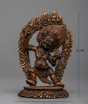 Wrathful Vajrapani Statue | Symbol of Fearlessness & Spiritual Strength