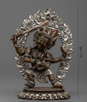 Tibetan Mahakala Statue |  Symbol of Power and Guardianship in Spiritual Practice