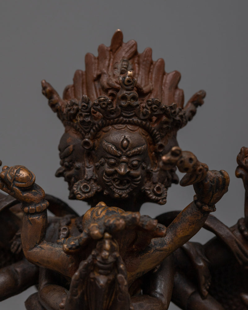 Vajrakilaya Consort Statue | Symbolizing Spiritual Harmony and Protection