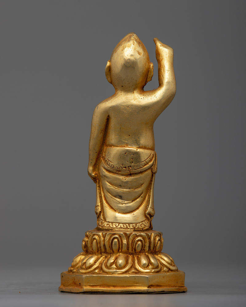 Statue of Standing Buddha | Symbol of Peace and Enlightenment in Spiritual Deco