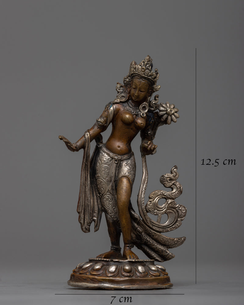 Standing White Tara Statue | Symbolizing Compassion and Spiritual Guidance