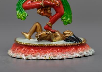 Lion Face Dakini Singhamukha Statue | Embrace Fearlessness and Inner Strength