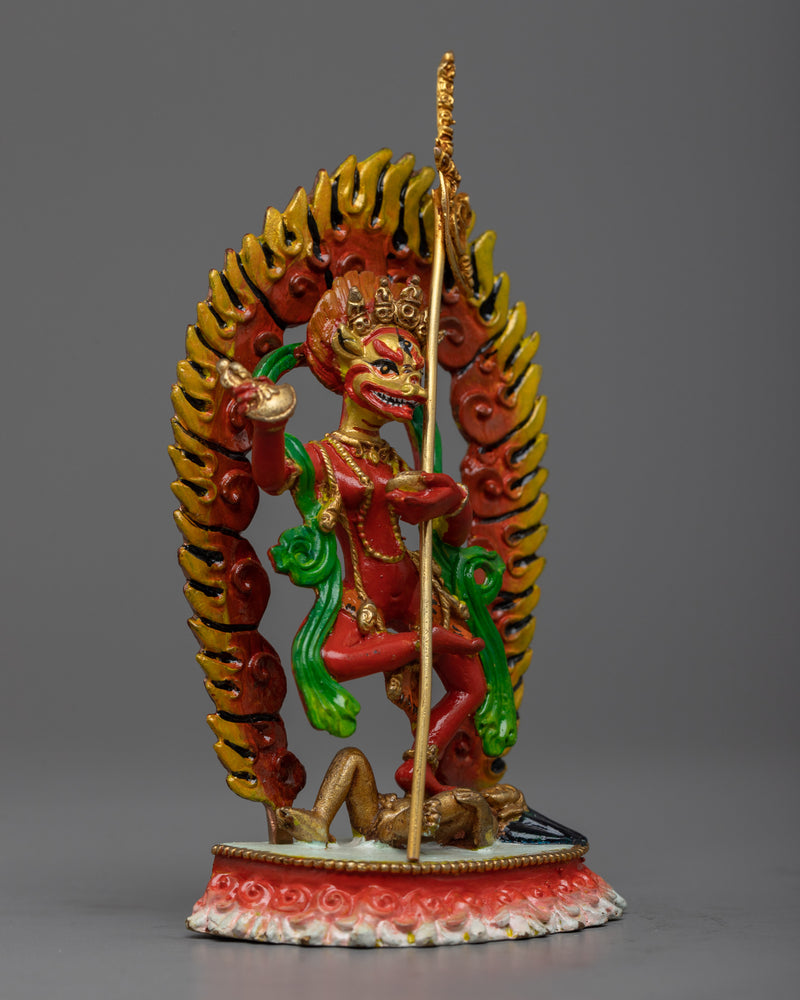 Lion Face Dakini Singhamukha Statue | Embrace Fearlessness and Inner Strength