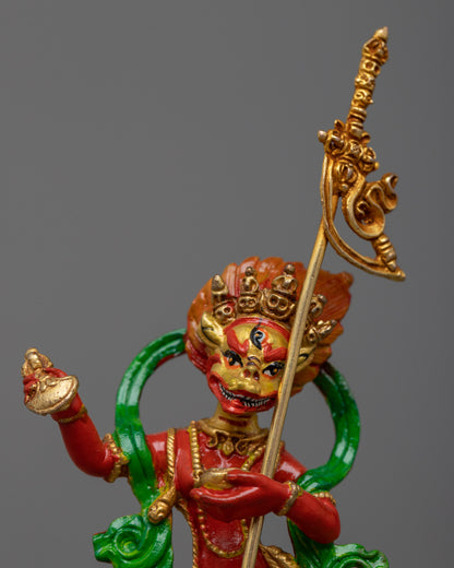 Lion Face Dakini Singhamukha Statue | Embrace Fearlessness and Inner Strength