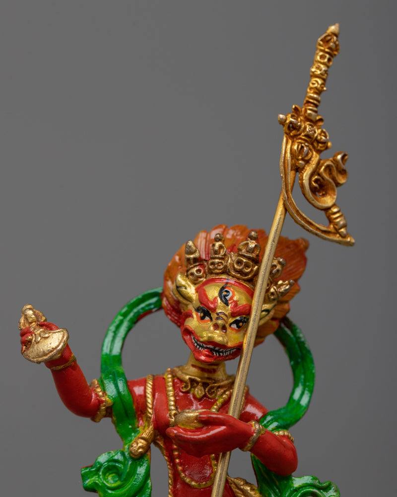 Lion Face Dakini Singhamukha Statue | Embrace Fearlessness and Inner Strength