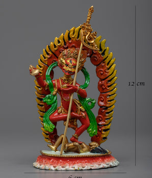 Lion Face Dakini Singhamukha Statue | Embrace Fearlessness and Inner Strength