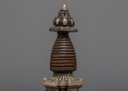 Handcrafted Stupa Statue | Symbol of Spiritual Reverence and Timeless Beauty