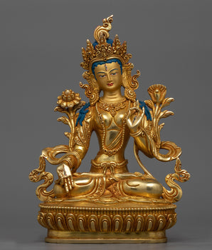 white-tara-23-gold-gilded
