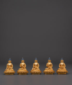 The Five Wisdom Buddhas Statue