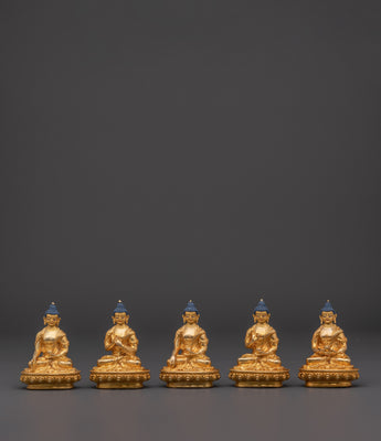 The Five Wisdom Buddhas Statue