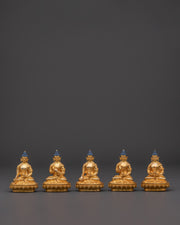 The Five Wisdom Buddhas Statue