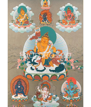 5 Jambhala Thangka Print