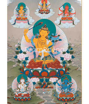 5 Manjushri Thangka as a Symbol of Wisdom 