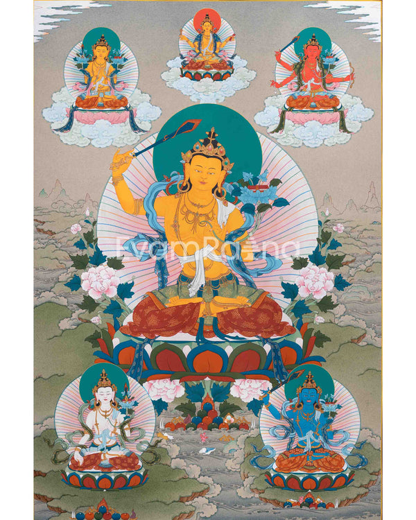 5 Manjushri Thangka as a Symbol of Wisdom 