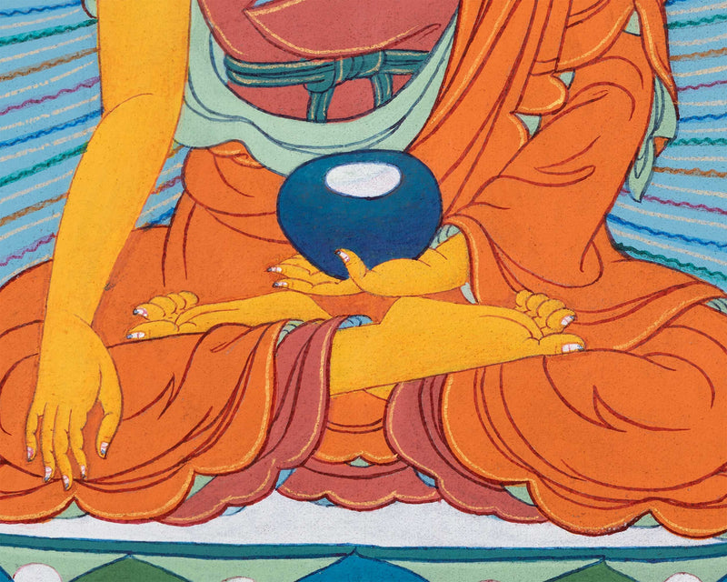 Buddha Shakyamuni for Meditation Thangka