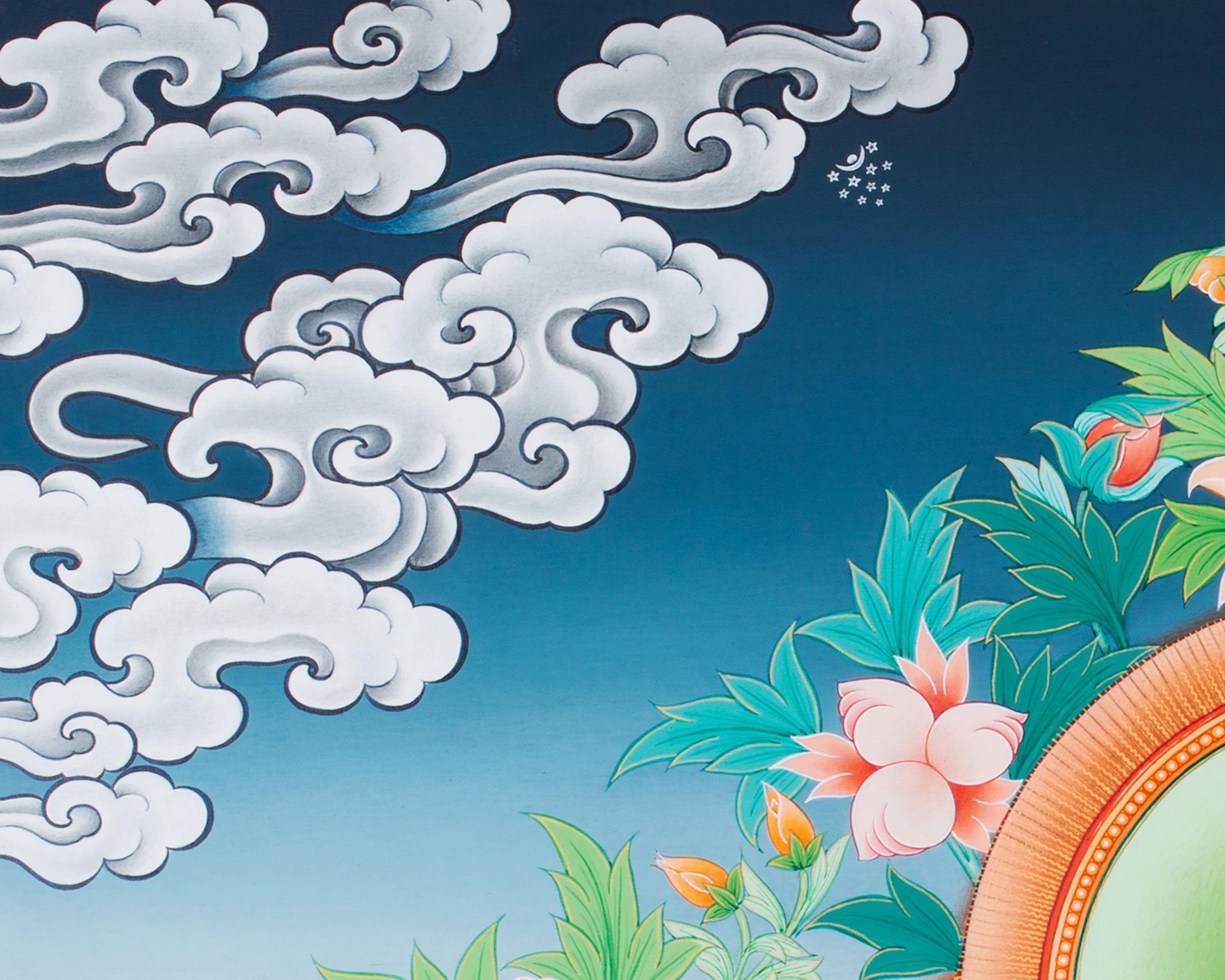 Eri Style Bhaisajyaguru Healing Artwork | Rare Exclusive Painting