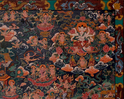 1000 armed Lokeshvara Thangka | Wall Decoration Painting