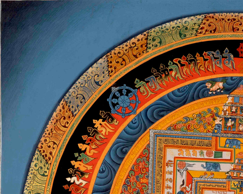 Kalachakra Mandala Tibetan Thangka | Zen Buddhism