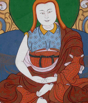 Vintage Guru Manjushrimitra Thangka | Thangka Painting | Buddhist Art