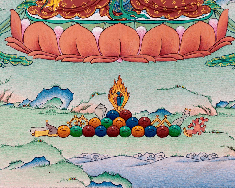 Kshitigarbha: Bodhisattva of Earth Thangka