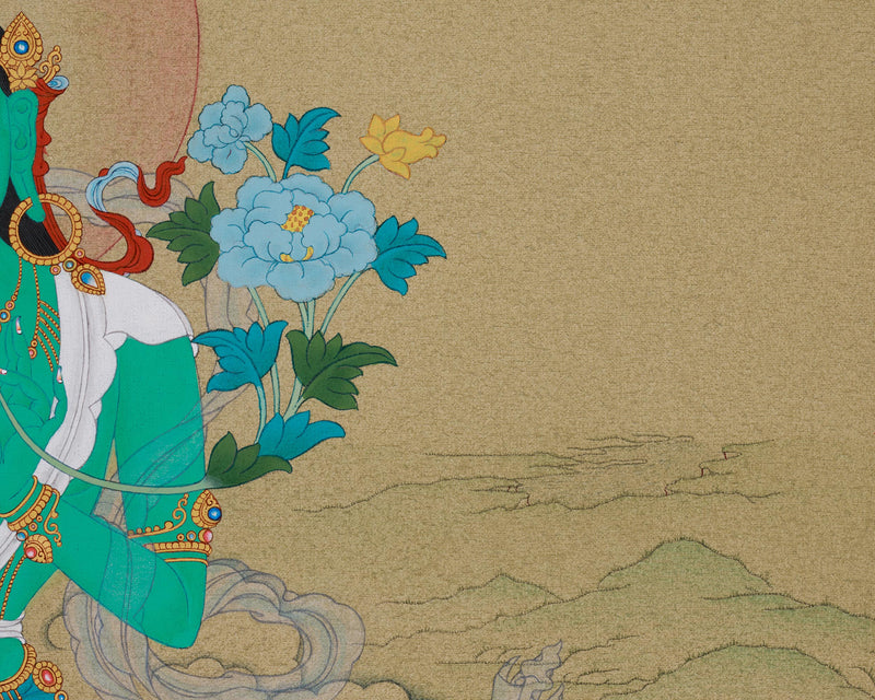 Arya Tara Thangka - Swift Liberator Goddess