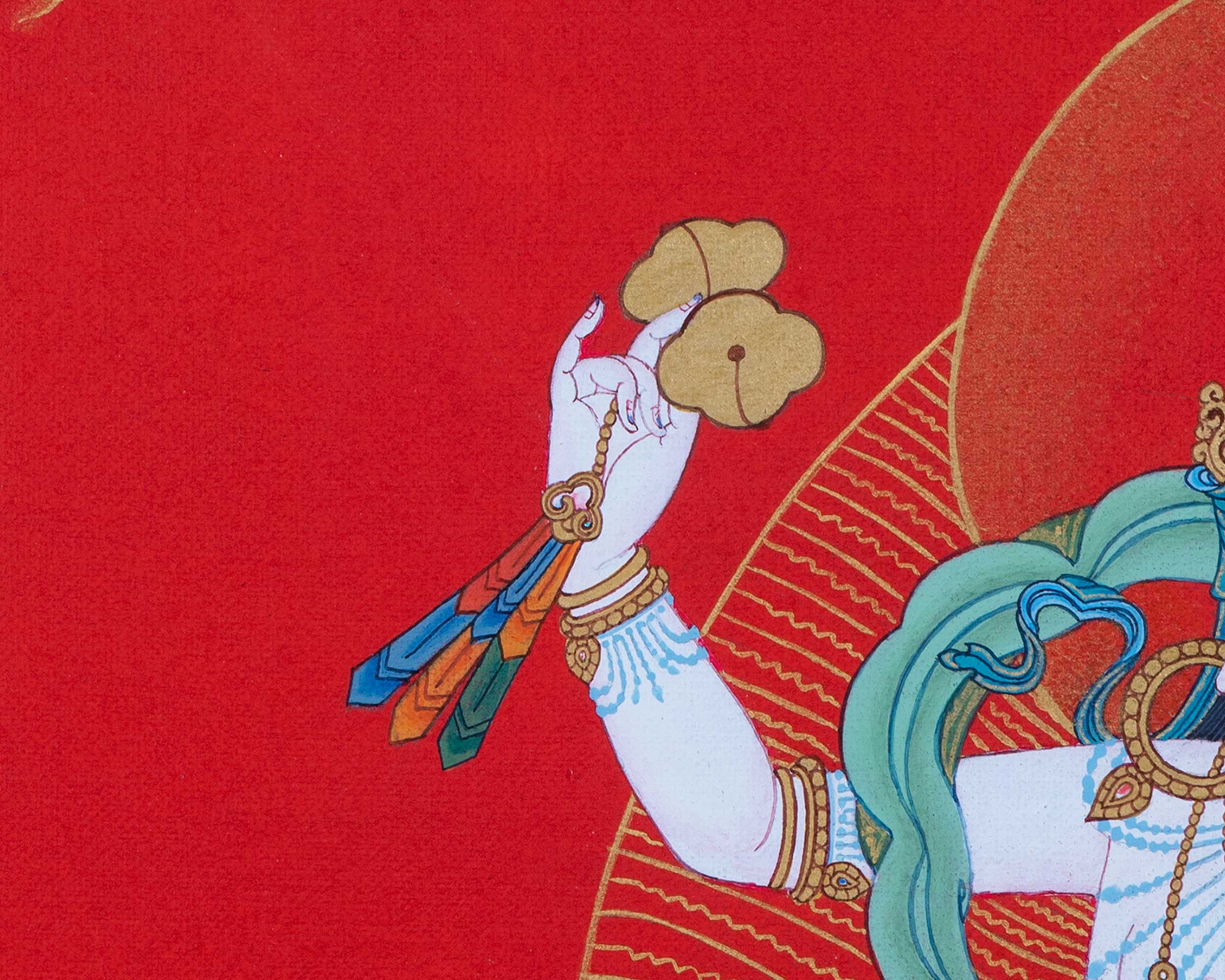 Radiant Mother Machig Labdron Thangka