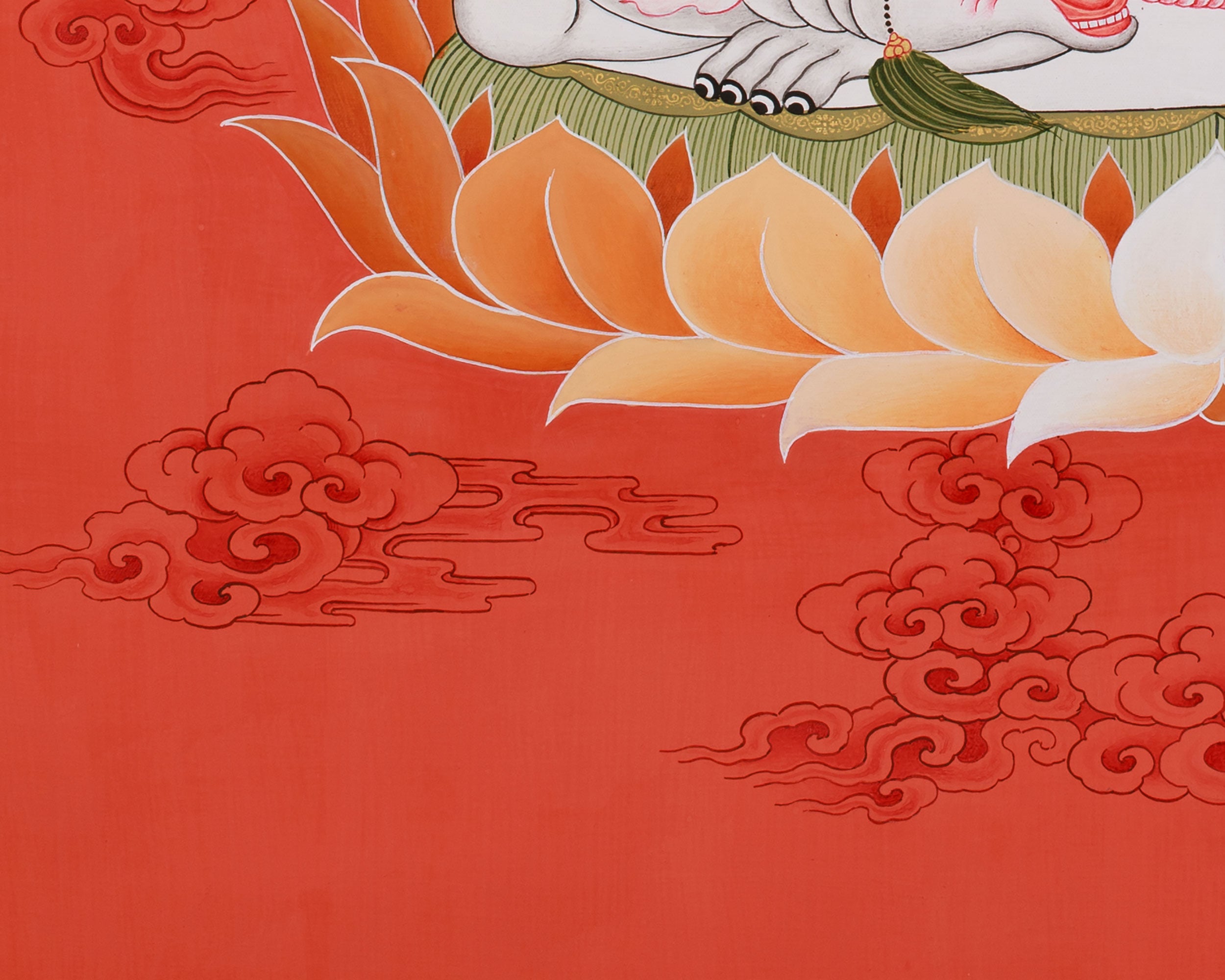 Samantabhadra Buddha Thangka | Buddhist of Enlightenment & Wisdom Artwork