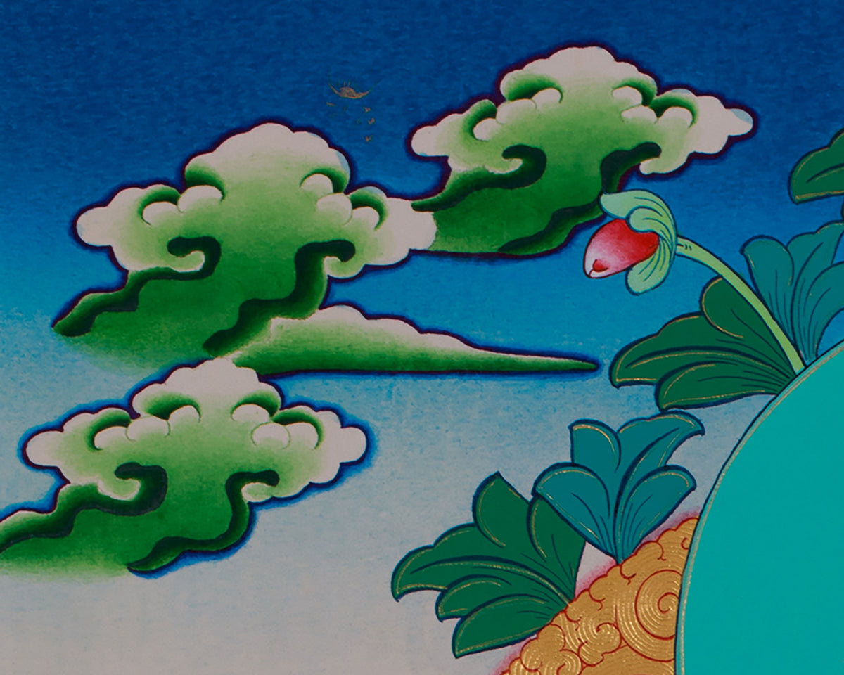 Hand-Painted Maitreya Buddha Art | Symbol of Future Enlightenment and Compassion