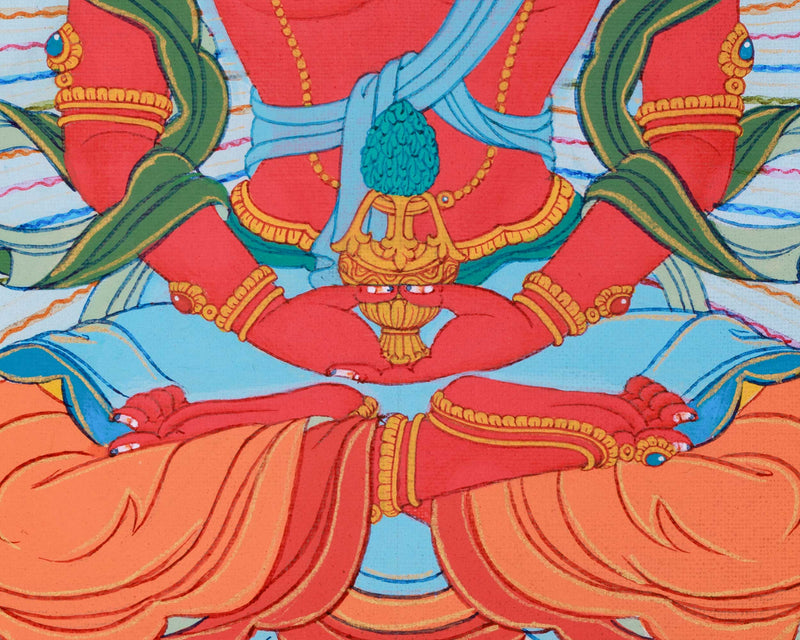 Small Amitayus Thangka