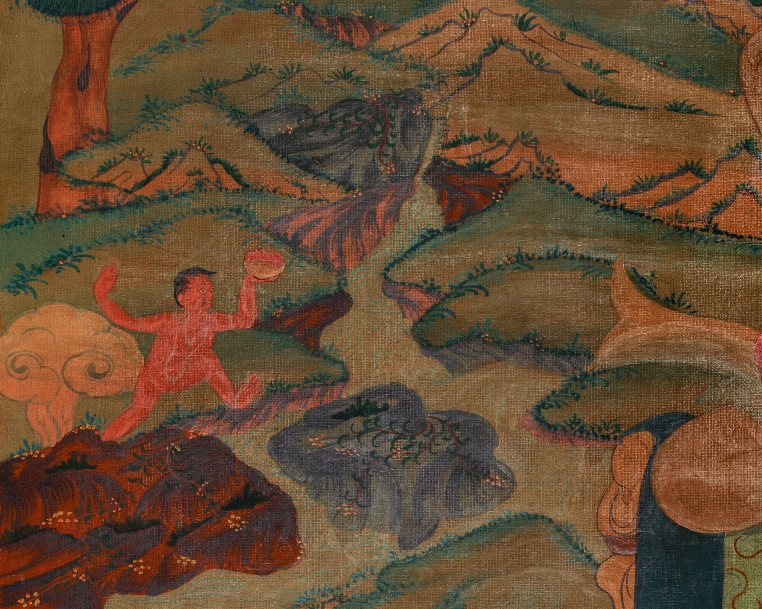 Mahasiddha Luyipa Thangka | The Great Tantric Master