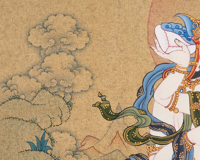 Yabyum Thangka of Vajrasattva