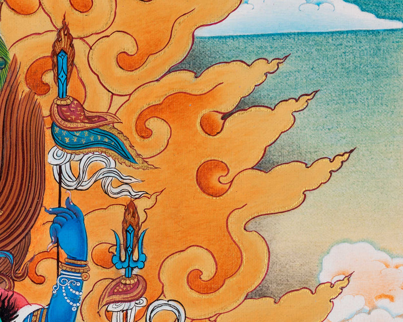 Wrathful Palden lhamo | Tibetan Art