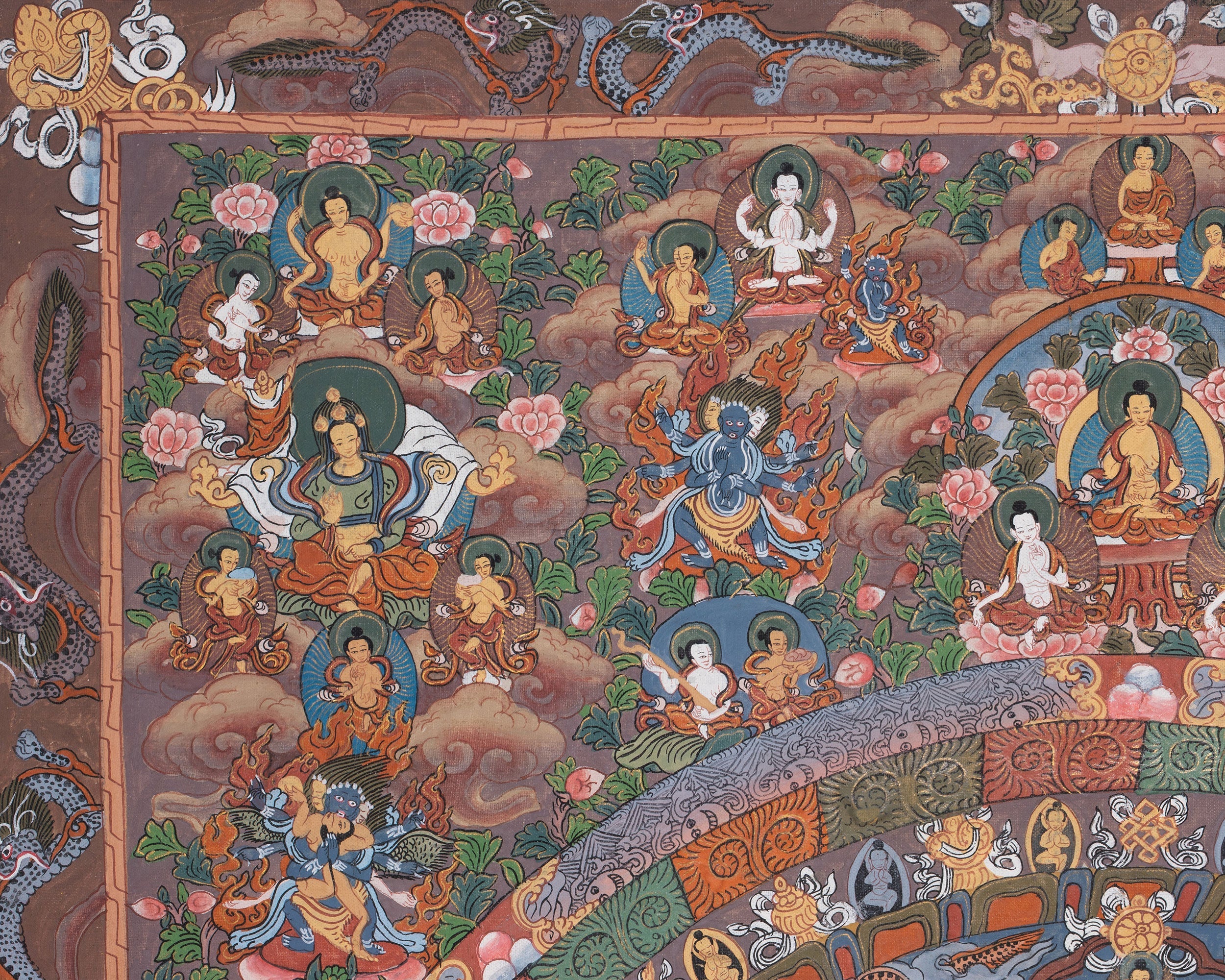Shakyamuni Mandala Thangka | Symbol of Peace, Wisdom, & Enlightenment