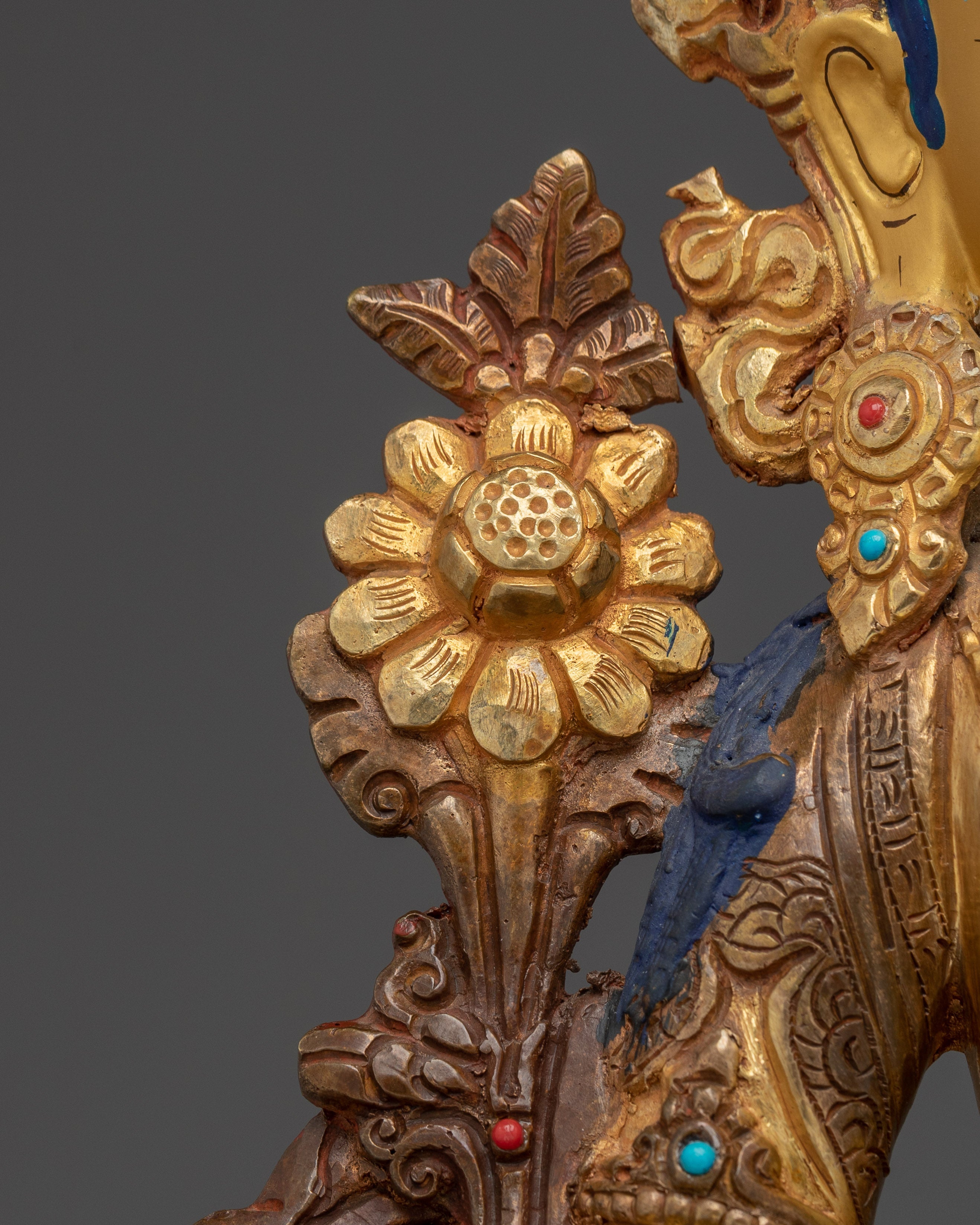 Religious Art of Green Tara | Seven Eyed Deity