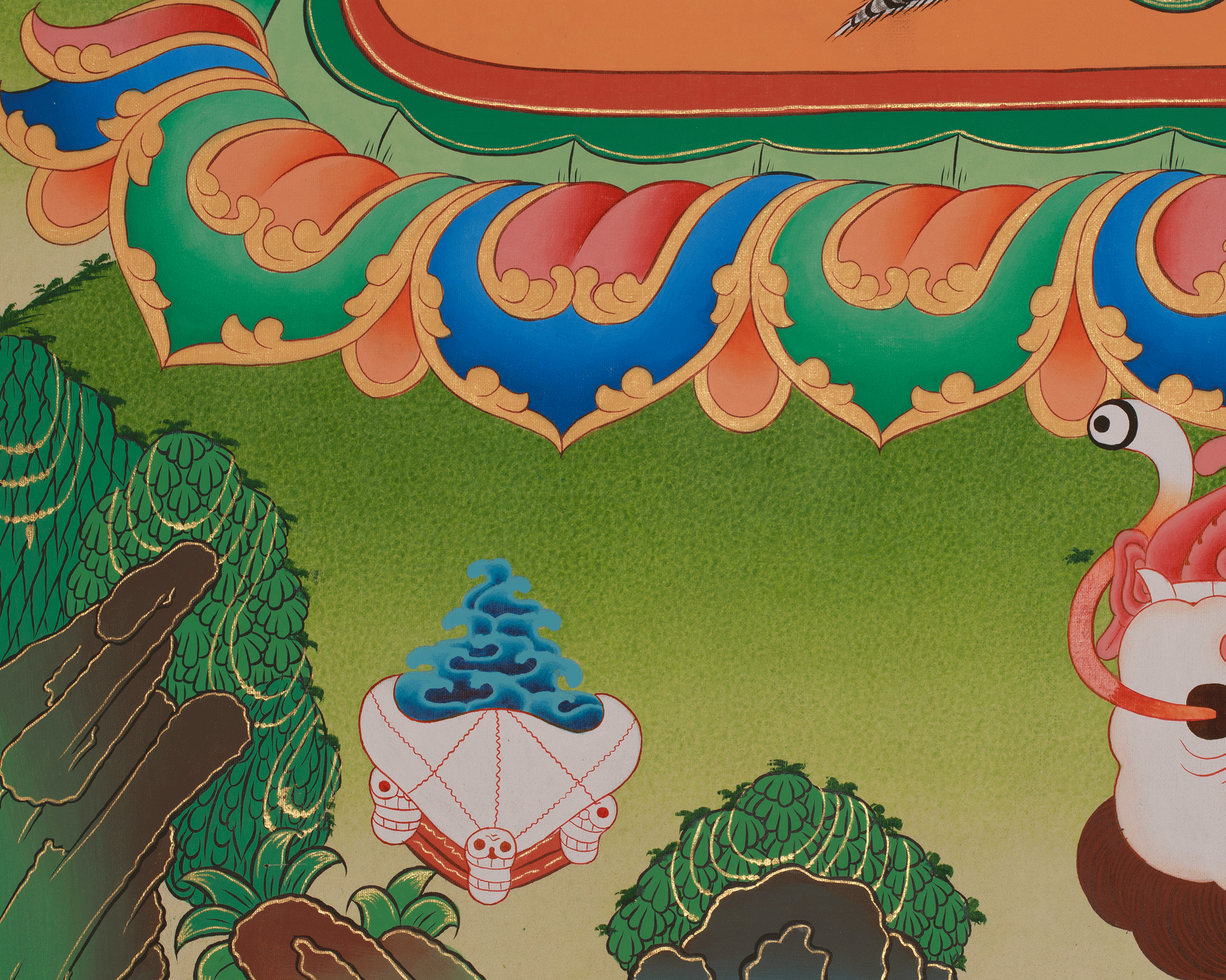 Vajrapani Spiritual Thangka | Revered as a Protector of the Buddha