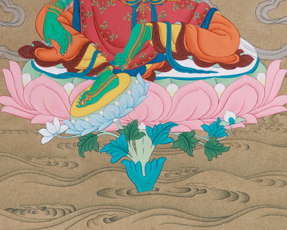 Green Tara Tibetan Thangka | Buddhist Artwork of Goddess Tara