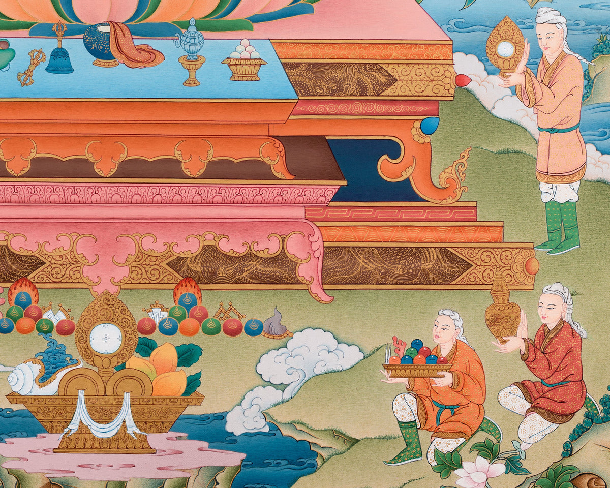 High-Quality Giclee Canvas Print of Guru Longchenpa | The Enlightened Nyingma Master