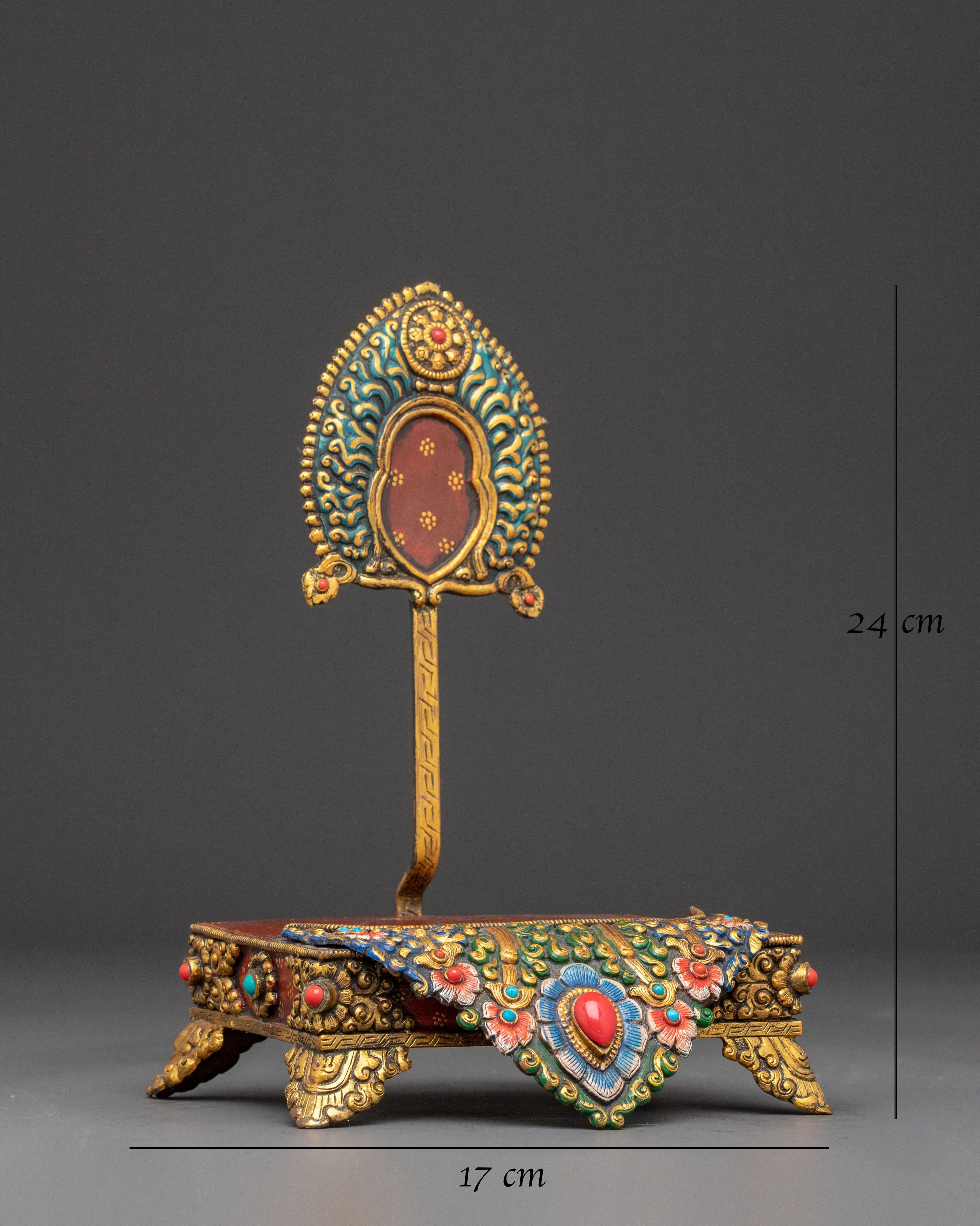 Himalayan Buddhist Throne | Sacred Seat for Deity Statues and Altar