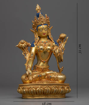 White Tara Goddess Art | Buddhist Religious Statues