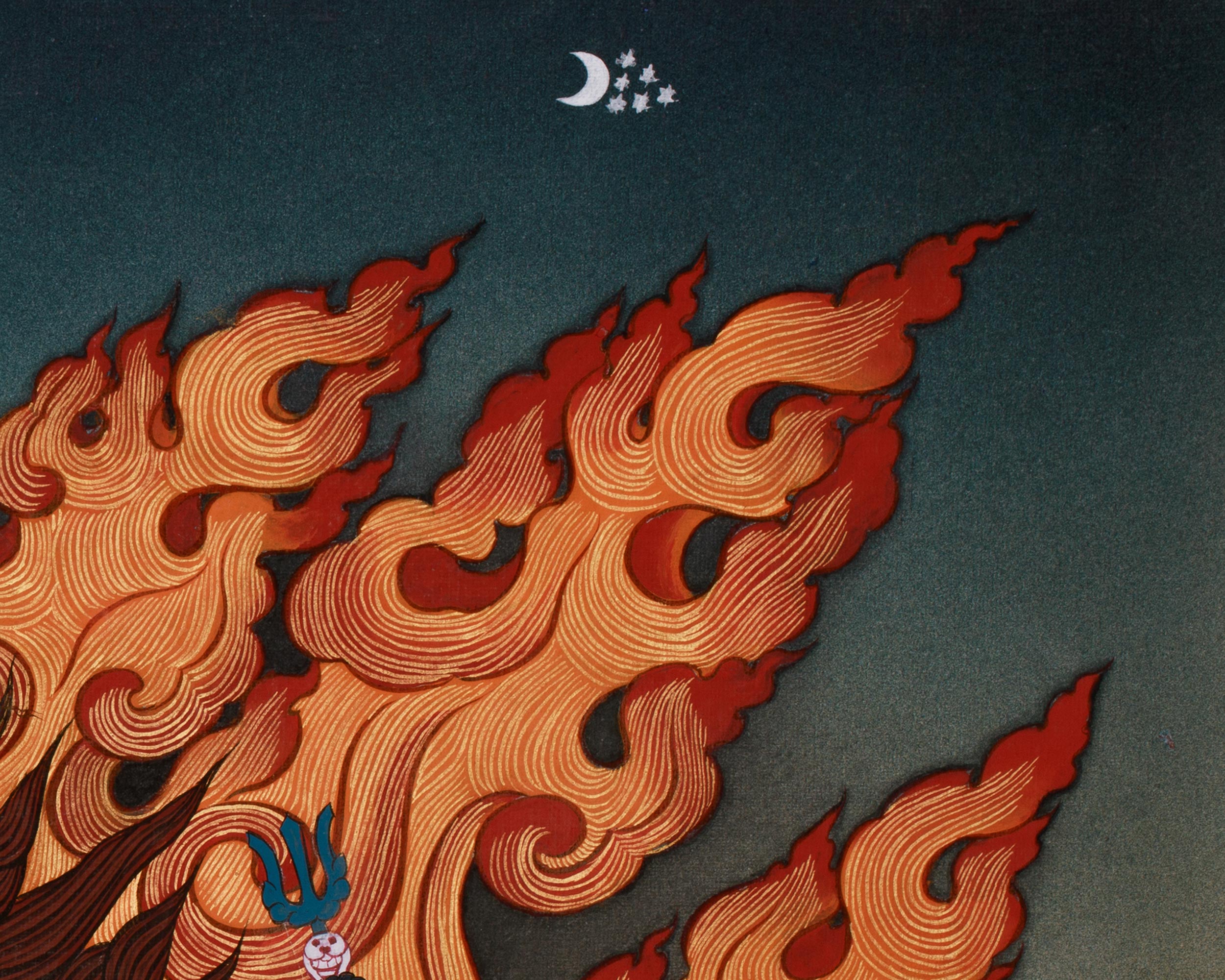Vajrakilaya Buddhist Art | Fierce Deity of Transformation