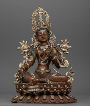 green-tara-silver-handcrafted