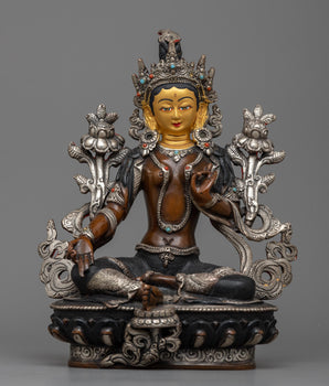 green-tara-hand-carved-statue