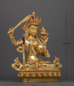 tibetan-manjushri-figurine