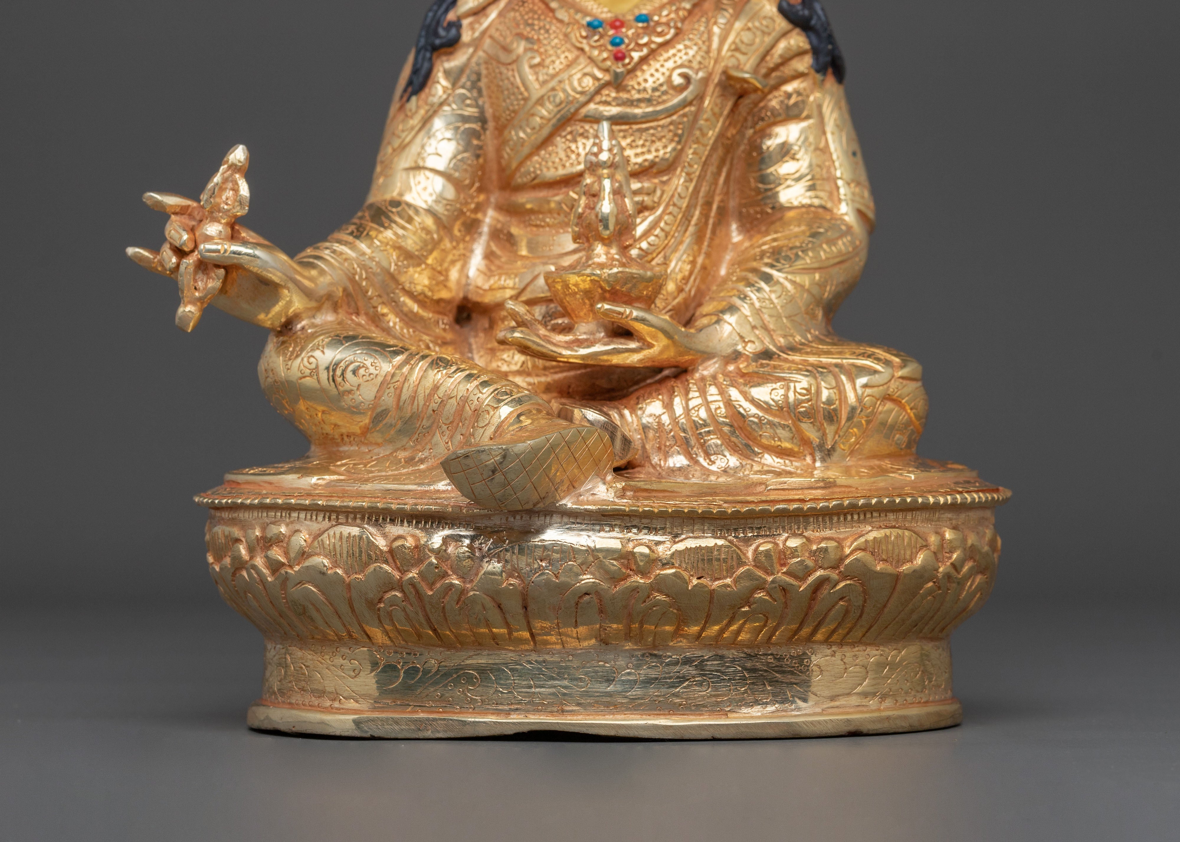 Handcrafted Spiritual Guru Rinpoche Statue | Sacred Home Decor