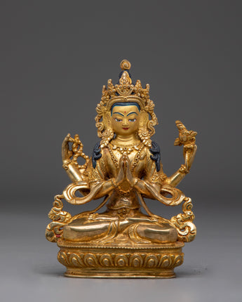 Buddhist Compassion Symbol Chenrezig Statue