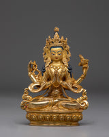 Buddhist Compassion Symbol Chenrezig Statue