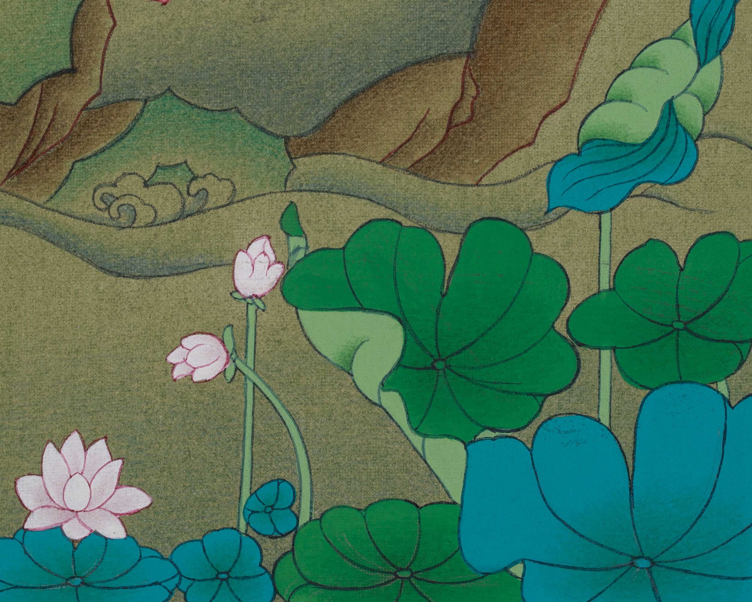 Tibetan Thangka of Shyama Tara | Embodiment of Compassion and Swift Aid | Green Tara